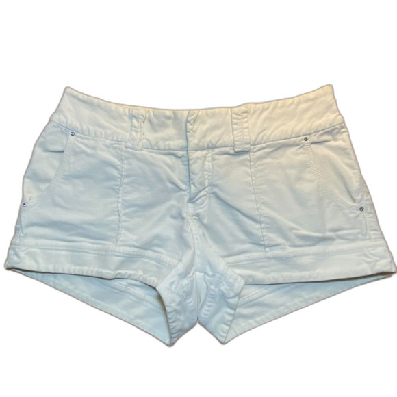 BEBE with Rhinestone Decor Back Pocket & Embroidery Shorts Size 29. - Picture 2 of 9